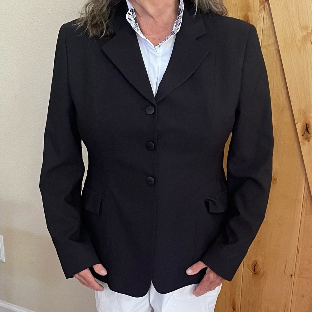 R.J. Classics Ladies' Equestrian Show Coat - Black - Size 14 short